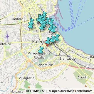 Mappa Oreto-Perez, 90127 Palermo PA, Italia (1.8855)