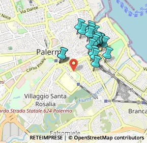 Mappa Oreto-Perez, 90127 Palermo PA, Italia (0.828)