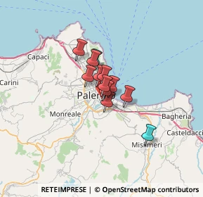 Mappa 90127 Palermo PA, Italia (3.705)
