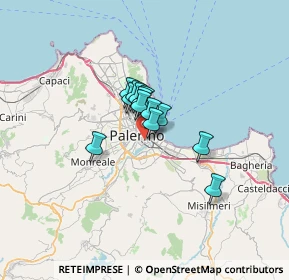 Mappa 90127 Palermo PA, Italia (3.95231)