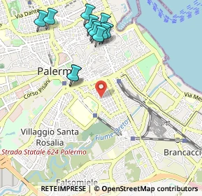 Mappa 90127 Palermo PA, Italia (1.27417)