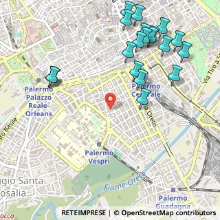 Mappa 90127 Palermo PA, Italia (0.73)