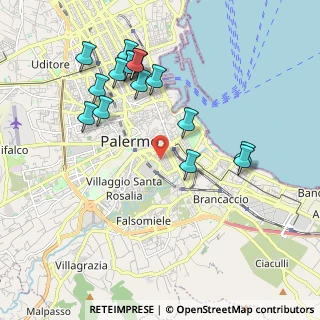 Mappa 90127 Palermo PA, Italia (2.30625)