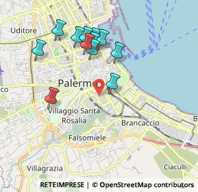 Mappa 90127 Palermo PA, Italia (2.04667)