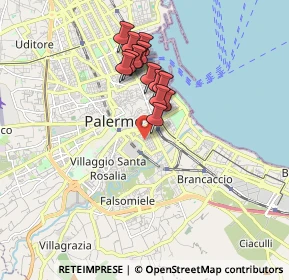 Mappa 90127 Palermo PA, Italia (1.60643)