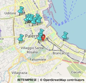 Mappa 90127 Palermo PA, Italia (1.97727)