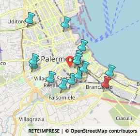 Mappa 90127 Palermo PA, Italia (1.71071)