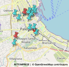 Mappa 90127 Palermo PA, Italia (2.125)