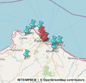 Mappa 90127 Palermo PA, Italia (9.16)