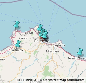 Mappa 90127 Palermo PA, Italia (8.93818)