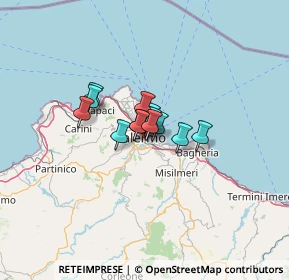 Mappa 90127 Palermo PA, Italia (6.78154)