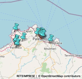 Mappa 90127 Palermo PA, Italia (11.72067)