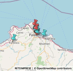Mappa 90127 Palermo PA, Italia (5.87818)