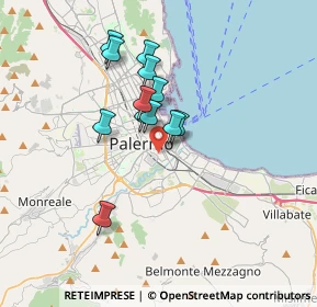 Mappa 90127 Palermo PA, Italia (3.06)