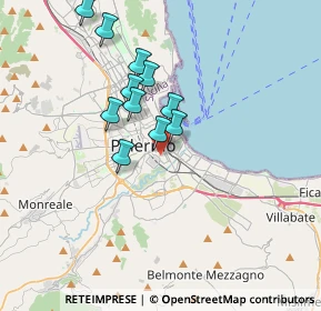Mappa 90127 Palermo PA, Italia (3.30455)