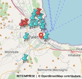 Mappa 90127 Palermo PA, Italia (3.66385)