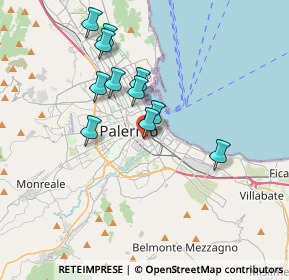 Mappa 90127 Palermo PA, Italia (3.50091)