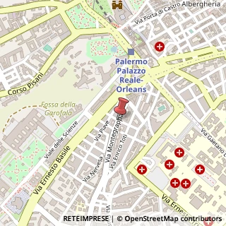 Mappa Via Montegrappa, 45, 90127 Palermo, Palermo (Sicilia)