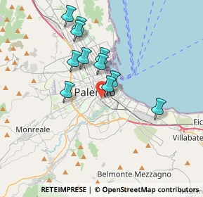 Mappa Via Giordano Alfonso, 90127 Palermo PA, Italia (3.44)