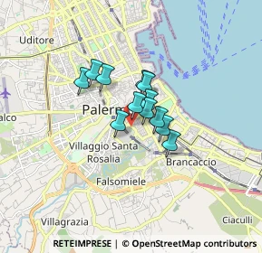Mappa Via Liborio Giuffr_, 90127 Palermo PA, Italia (1.0475)