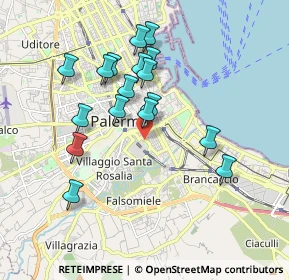 Mappa Via Liborio Giuffr_, 90127 Palermo PA, Italia (1.90176)