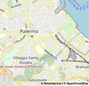 Mappa 90127 Palermo PA, Italia (0.8045)