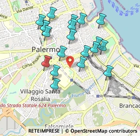 Mappa Via Liborio Giuffr_, 90127 Palermo PA, Italia (1.004)