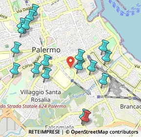 Mappa Via Liborio Giuffr_, 90127 Palermo PA, Italia (1.31889)