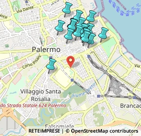 Mappa Via Liborio Giuffr_, 90127 Palermo PA, Italia (1.02158)