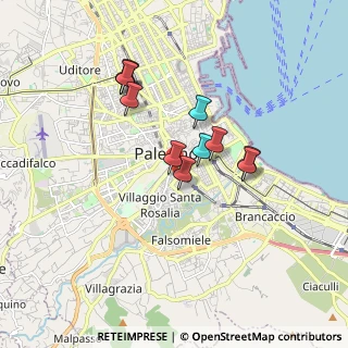 Mappa Via Monfenera, 90127 Palermo PA, Italia (1.59)