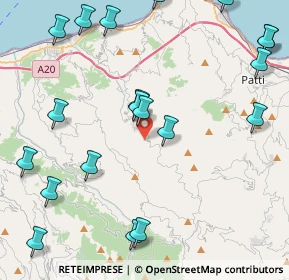 Mappa Contrada Scarapulli, 98060 Sant'Angelo di Brolo ME, Italia (6.1275)