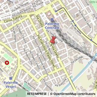 Mappa Via Mendola, 2/F, 90127 Palermo, Palermo (Sicilia)