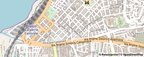 Mappa Reggio Calabria