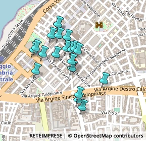 Mappa Via Agamennone, 89127 Reggio di Calabria RC, Italia (0.2135)