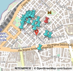 Mappa Via Agamennone, 89127 Reggio di Calabria RC, Italia (0.221)