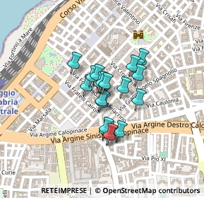 Mappa Via Agamennone, 89127 Reggio di Calabria RC, Italia (0.1515)