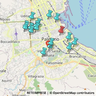 Mappa Via Antonino Alessi, 90128 Palermo PA, Italia (2.11)