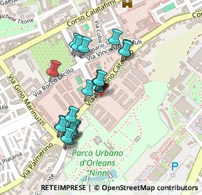 Mappa Via Agostino Catalano, 90126 Palermo PA, Italia (0.216)