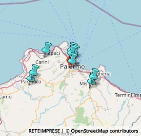 Mappa Via Agostino Catalano, 90126 Palermo PA, Italia (18.23)