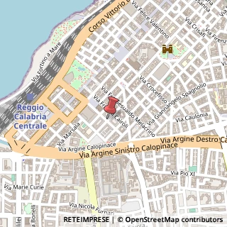 Mappa Via Cuneo, 3/A, 89127 Reggio di Calabria, Reggio di Calabria (Calabria)