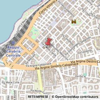 Mappa Via Cairoli, 89127 Reggio Calabria RC, Italia, 89127 Reggio di Calabria, Reggio di Calabria (Calabria)