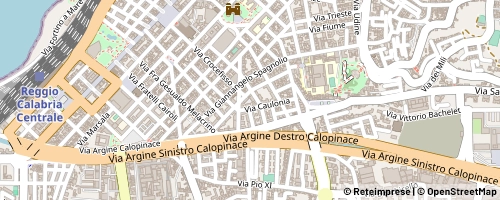 Mappa Reggio di Calabria