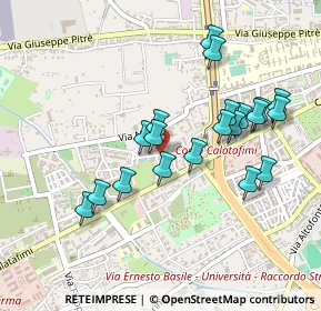 Mappa Via Gaetano Lauriano, 90129 Palermo PA, Italia (0.4965)