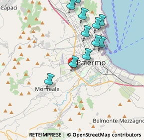 Mappa Via Gaetano Lauriano, 90129 Palermo PA, Italia (4.34)