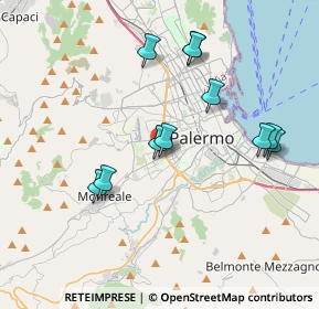 Mappa Via Gaetano Lauriano, 90129 Palermo PA, Italia (4.04273)
