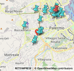 Mappa Via Gaetano Lauriano, 90129 Palermo PA, Italia (2.312)