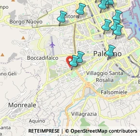 Mappa Via Gaetano Lauriano, 90129 Palermo PA, Italia (2.99231)
