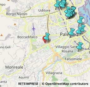 Mappa Via Gaetano Lauriano, 90129 Palermo PA, Italia (3.2745)