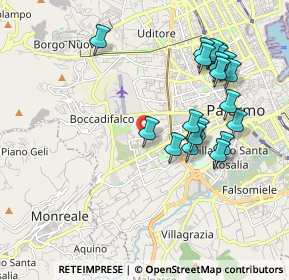 Mappa Via Bragaglia Marinella, 90129 Palermo PA, Italia (2.216)