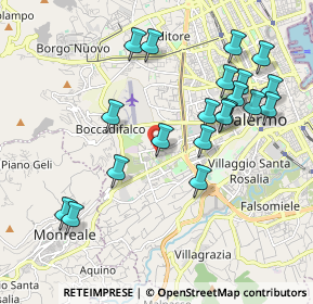 Mappa Via Bragaglia Marinella, 90129 Palermo PA, Italia (2.295)